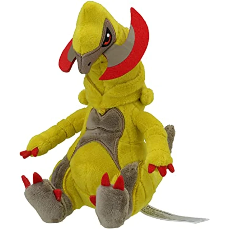 Tinisu Pokemon Maxax Kuscheltier - 16 cm Plüschtier Haxorus, mit offenen Mund und gestickten Augen – Bild 1