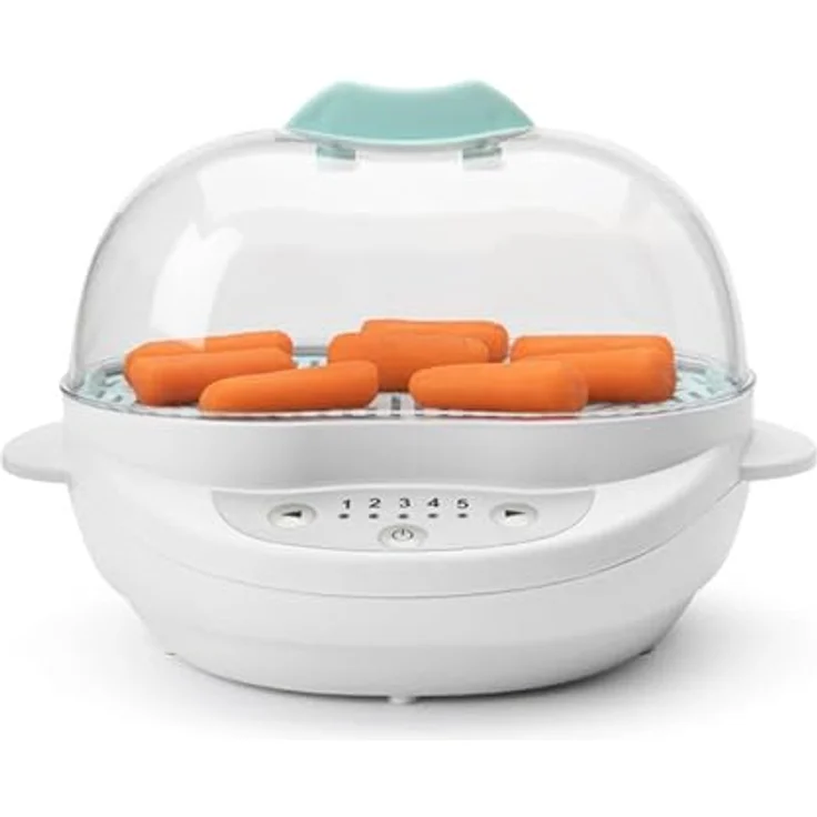 nutribullet Baby® Turbo Dampfgarer; Dampfgarer für Babynahrung, Food Processor für Babynahrung, Baby Food Steamer, Gerät zum Desinfizieren und Sterilisieren; 420 Watt; BSR08N – Bild 4