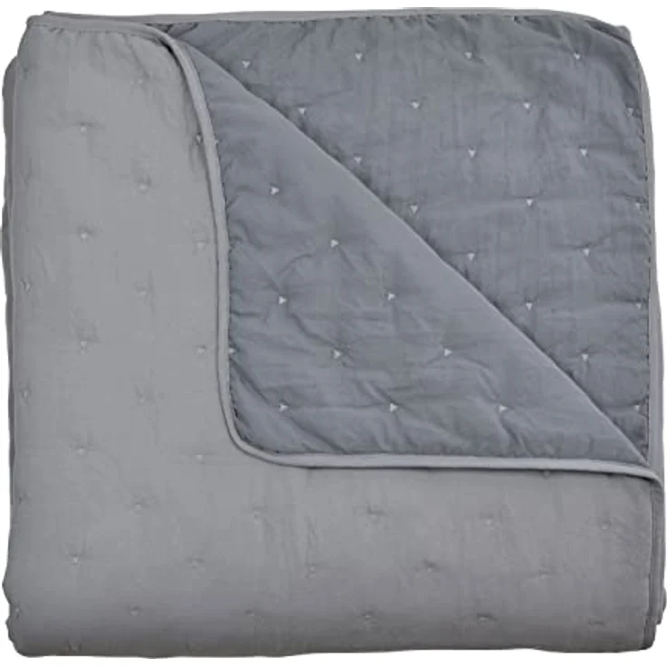 Pierre Cardin Lorena, Kinderbettwäsche Steppdecke Anthrazit, Double (3 Teile), 100% Polyester, waschbar bei 30°C – Bild 3