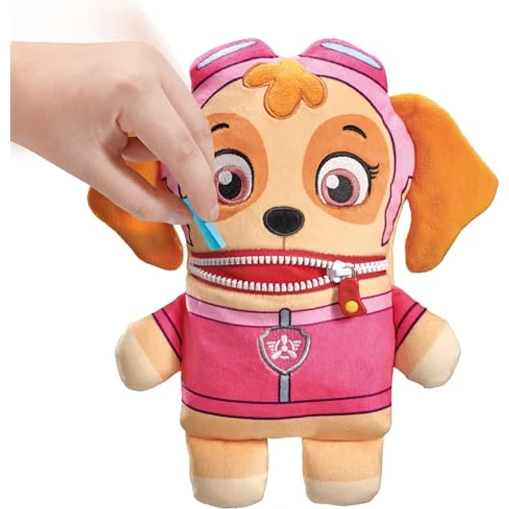 Schmidt Spiele Sorgenfresser, Paw Patrol Skye, 26 cm, Plüschfigur aus hochwertigem Material, handwaschbar, für Kinder ab 0 Jahren – Bild 5