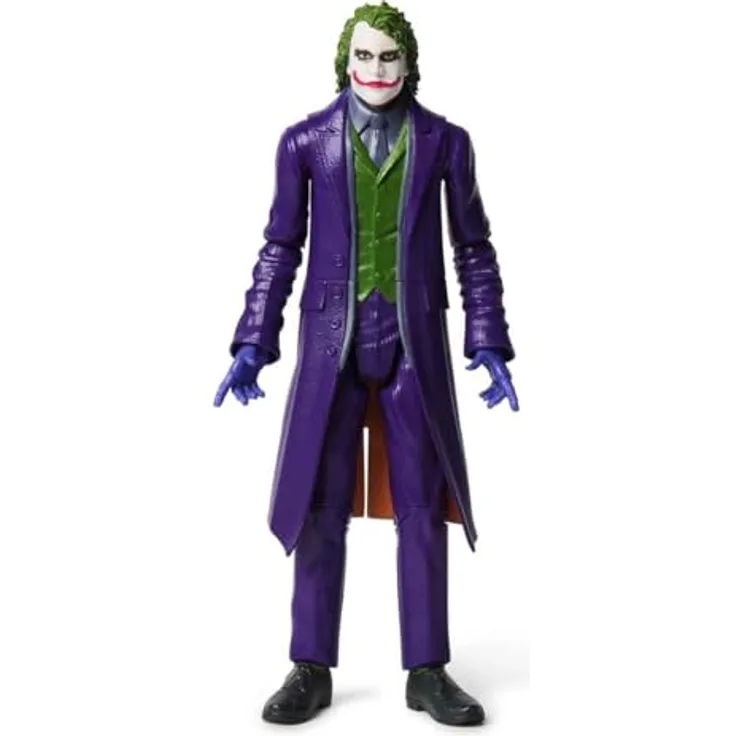 DC Comics The Dark Knight - The Joker Actionfigur, 30cm mit 11 Bewegungspunkten, detailgetreues Film-Design, für Sammler und Kinder ab 3 Jahren
