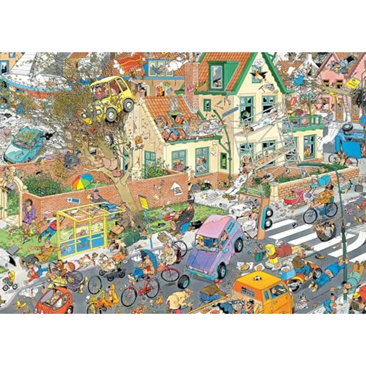 Jan van Haasteren Safari & Sturm, 2x1000 Teile Puzzle aus recyceltem Karton für Erwachsene – Bild 3