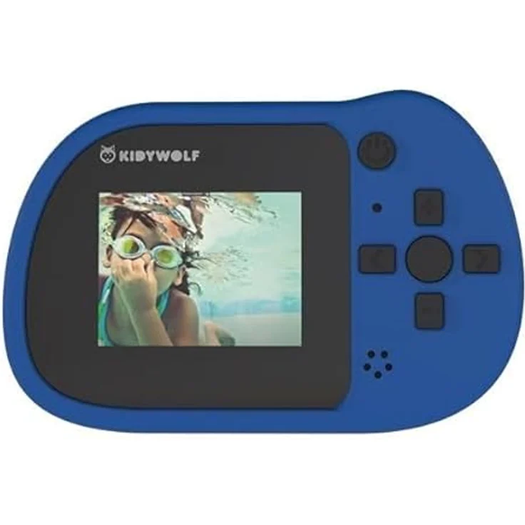 Kidywolf Kidy Camera, wasserdichte Digitalkamera für Kinder mit 8 MP Weitwinkel-Linse und 16 GB Speicher, orange – Bild 6