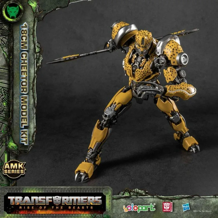 NoName TRANSFORMERS RISE OF THE BEASTS - Cheetor - Bewegliches Model Kit, 18cm