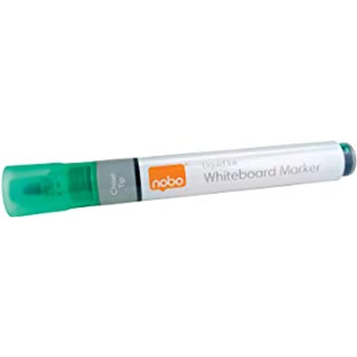 NOBO Liquid Ink Whiteboard Marker, Keilspitze, vegan, 4 mm Strichstärke, grün, VE=10 Stück – Bild 10
