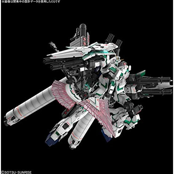 Bandai 1/144 RG RX-0 Full Armor Unicorn Gundam, Modellbau Kit mit 1 Teil, 0,953 kg – Bild 2