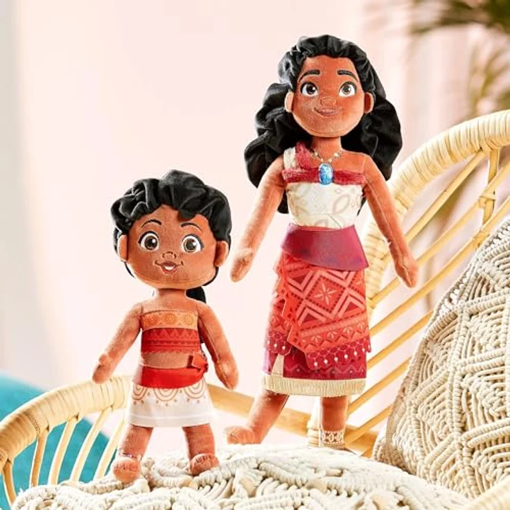 Disney Store Vaiana 2 Simea Kuschelpuppe, 35 cm, knuddeliges Spielzeug, ab 0 Jahren geeignet, traditionelles Outfit mit Tapa-Muster – Bild 4