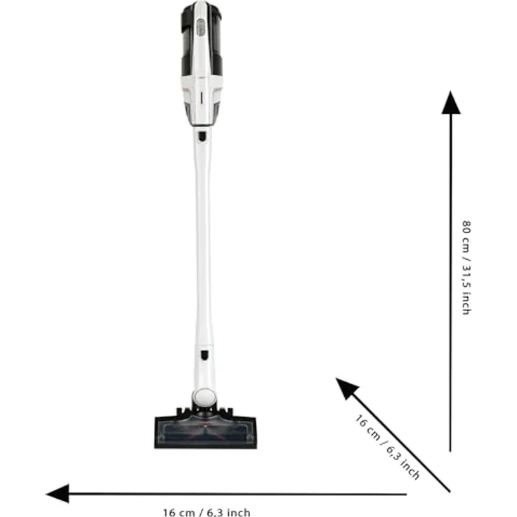 Theo Klein 6832 Miele Triflex Staubsauger, Interaktiver Spielzeugstaubsauger mit batteriebetriebenem Motor und flexibler Bodendüse, für Kinder ab 3 Jahren – Bild 5