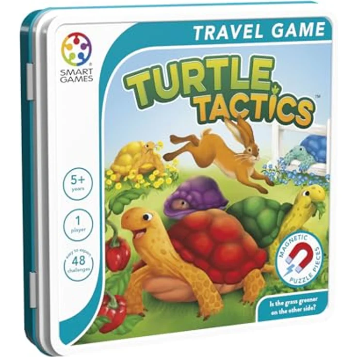 SmartGames Turtle Tactics Reisspel, Lernspiel für Kinder ab 5 Jahren, kompaktes Reiseetui, magnetische Teile - Preisvergleich – Bild 1