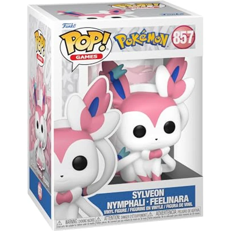 Funko POP! Games: Pokemon - Sylveon - Collectable Vinyl Figure for Display - Gift Idea - Official Merchandise - Toys for Kids & Adults - Video Games Fans – Bild 1