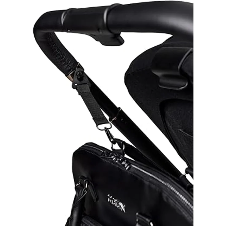 MOON FASHION BAG inkl. Clutch black, Wickeltasche mit stylischem Design – Bild 3