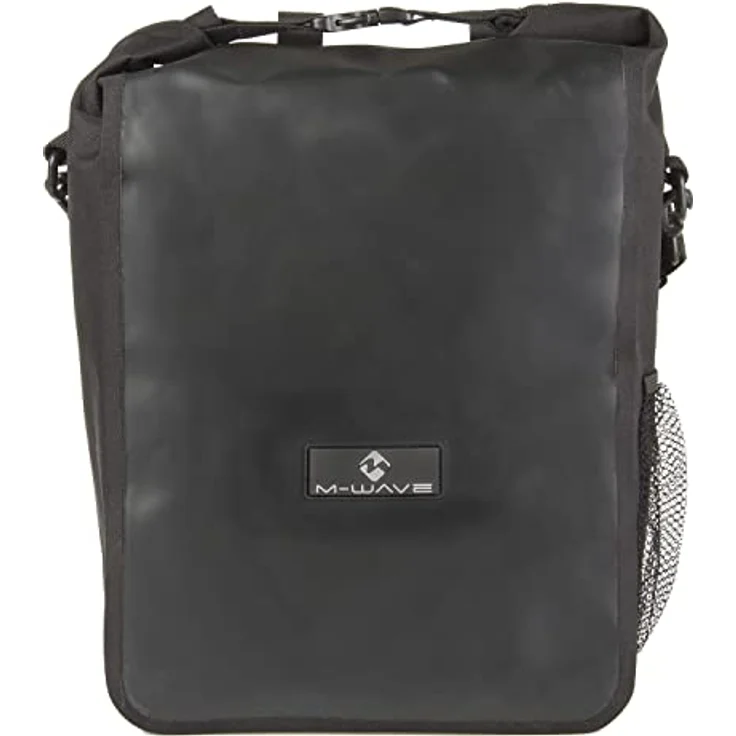 M-Wave Edmonton Seitentasche, schwarz, 26 x 13 x 47 cm – Bild 3