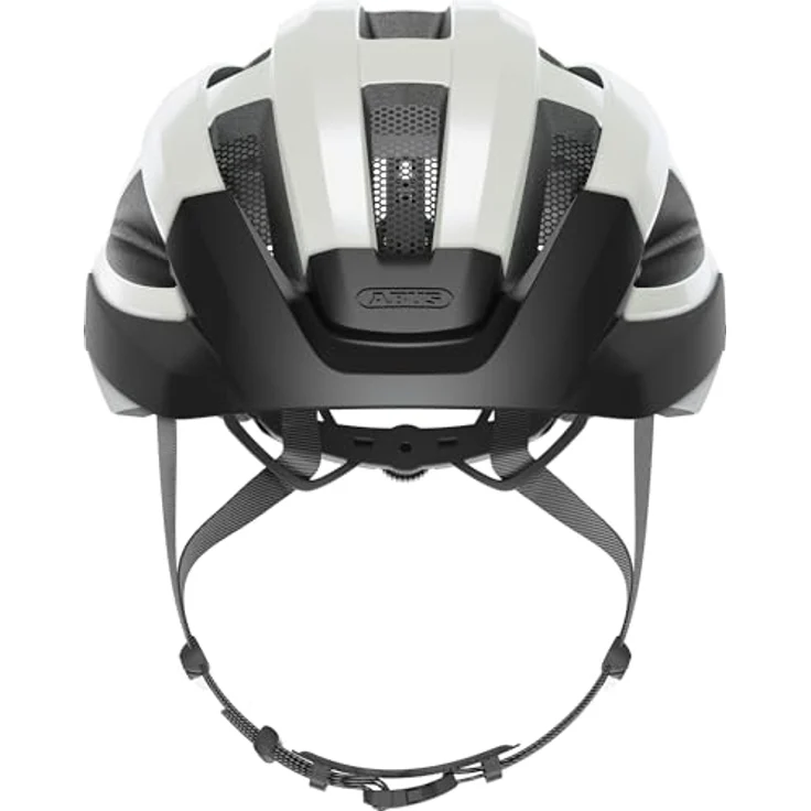 ABUS Rennradhelm Macator - sportiver Fahrradhelm für Einsteiger - auch für Zopfträger/-innen - für Damen und Herren - Weiß Glänzend, Größe L – Bild 3