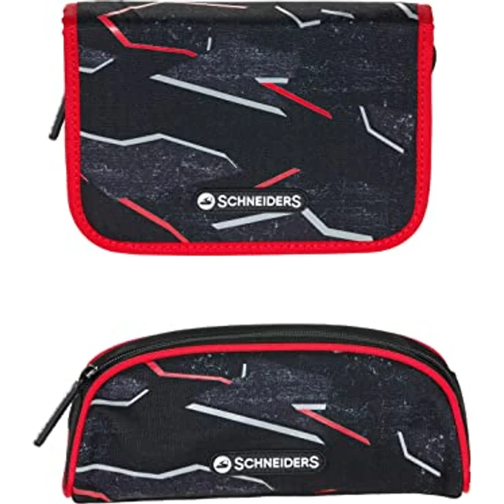 Schneiders 78395-080 - Schulranzen Ergolite Dragon Hero, 9-teiliges Set, Schwarz mit graphischen Motiv, ergonomisches Tragesystem, Leuchtstäbe – Bild 4