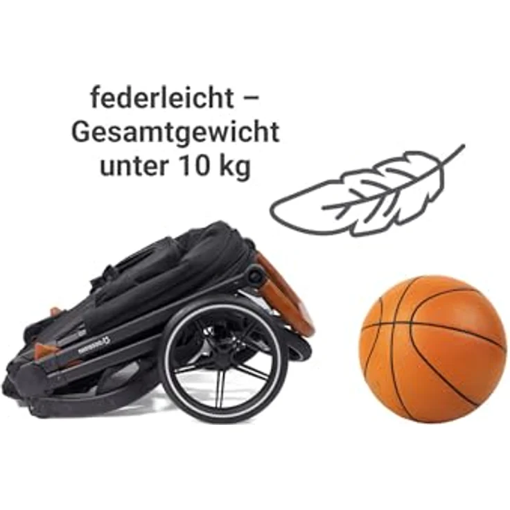 Gesslein FX4 Swing 2in1 Kinderwagen-Set inkl. Babywanne Panorama Lyx, leichtes Design mit XXL-Zubehör und innovativer Federung – Bild 7