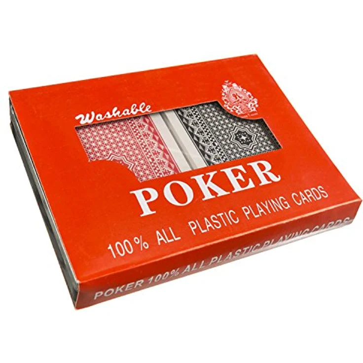 GOODS+GADGETS Royal 100% Plastik Poker-Karten, langlebiges Doppel-Deck Set für professionelle Spieler, abwaschbar, formstabil – Bild 2