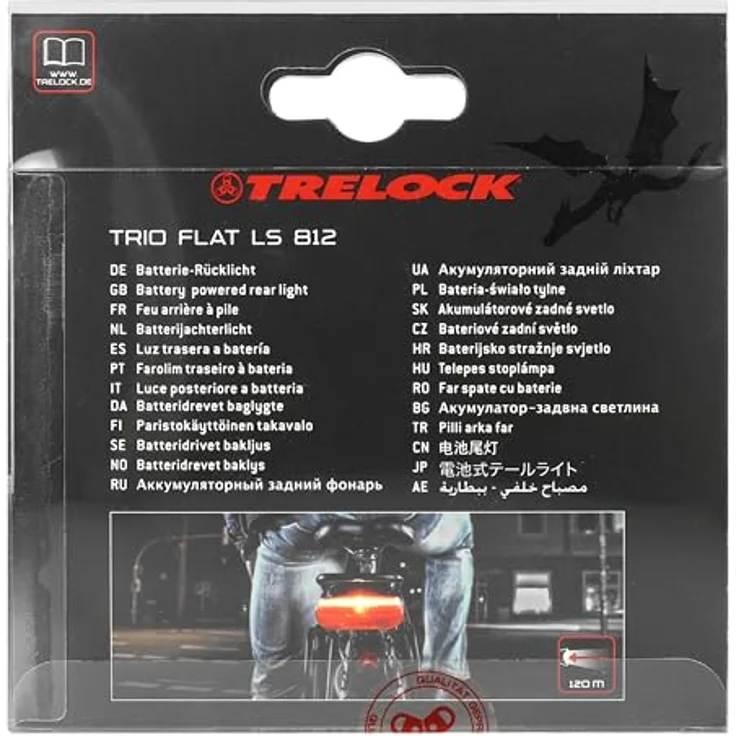 Trelock Rücklicht LS 812 STVZO Batteriebetrieb – Bild 10