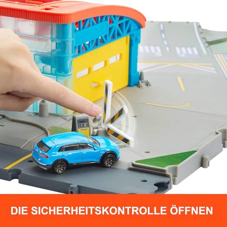 Matchbox Abenteuer Flughafen, Spielset mit Die-Cast-Audi und Flugzeug, kreativer Spielspaß – Bild 3