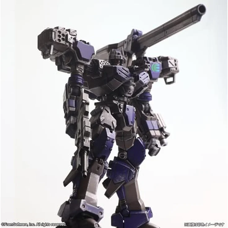 SquareEnix Armored Core Structure Arts Plastic Model Kits 4er-Pack Series 1, 4 detailreiche Mecha-Bausätze mit Artikulationspunkten und austauschbaren Teilen, 9-11 cm groß – Bild 21
