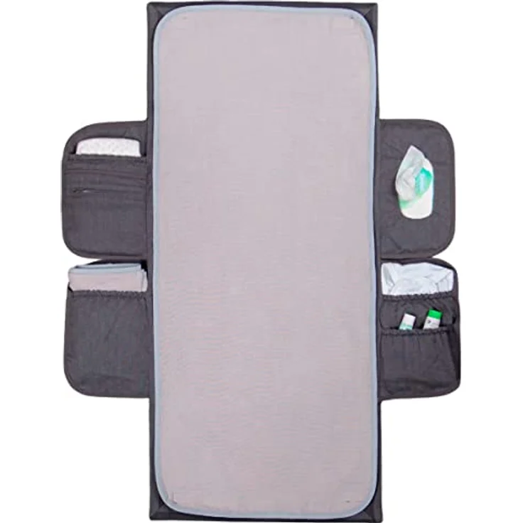 Hoppediz Wickeltasche Wickelmax, tragbarer Wickeltisch für unterwegs, passend aus Babytragetuch-Stoff hergestellt – Bild 2