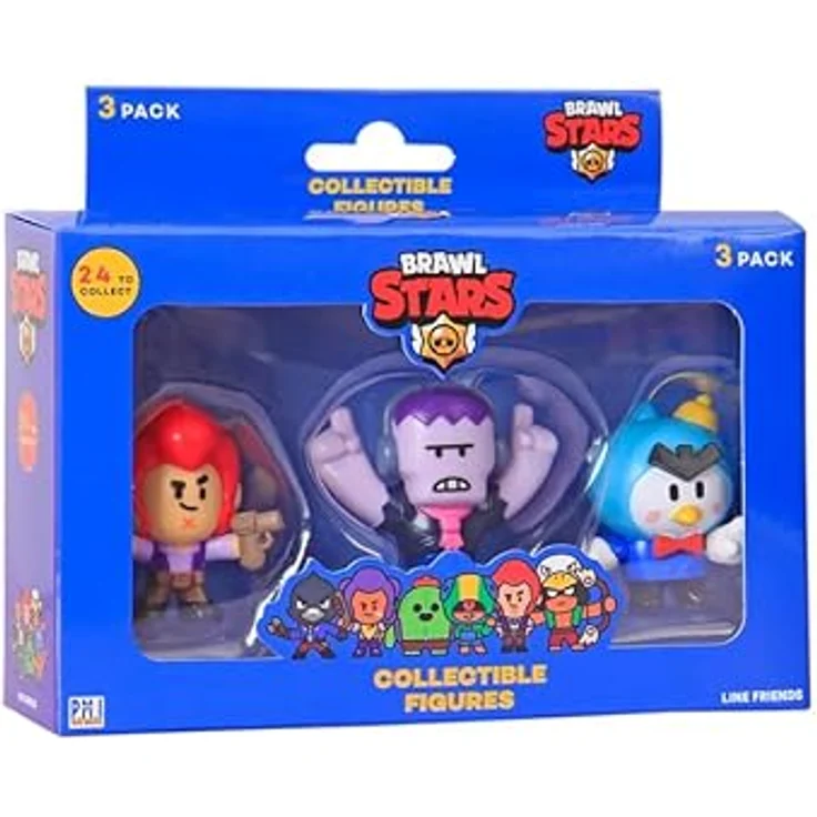 Brawl Stars Figure 3 pack window box S1, 1x Set, zufällige Auswahl – Bild 3