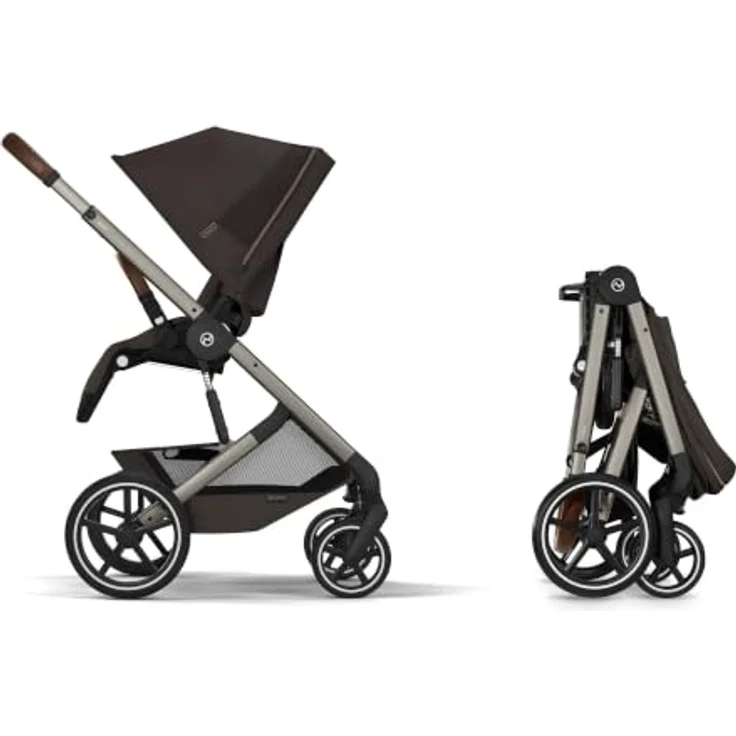 Cybex Balios S Lux Kinderwagen, ab Geburt bis 4 Jahre (22 kg), mit umsetzbarer Sitzeinheit, XXL-Sonnenverdeck und Einkaufskorb (10 kg), Kollektion 2026/2027 – Bild 7