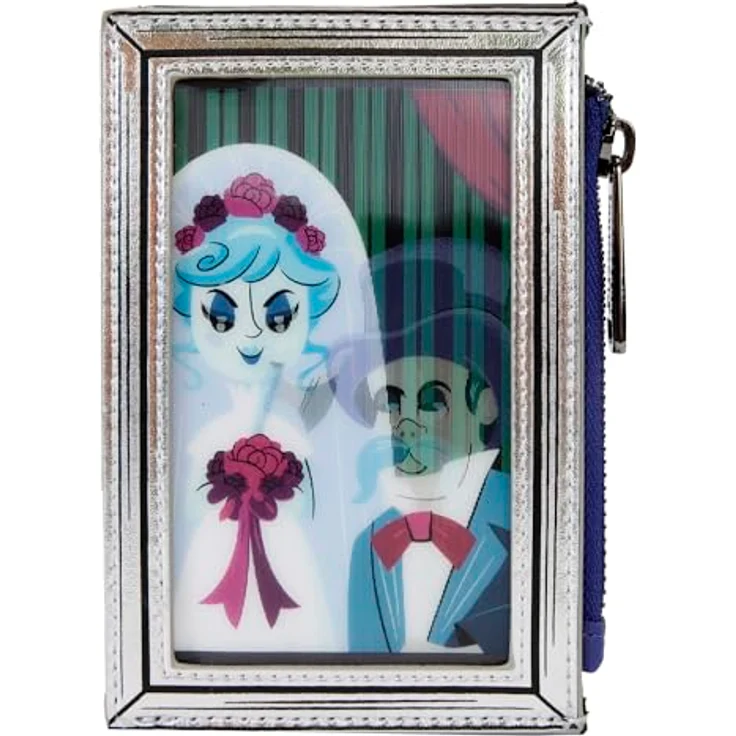 Loungefly, Portemonnaie, Haunted Mansion by Loungefly Karten-Etui Black Widow Bride, Schwarz – Bild 2