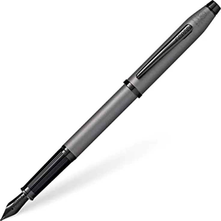 CROSS Füllfederhalter Century II, Gunmetal Grey mit schwarzer PVD M-Feder, Edelstahl, in Geschenkbox