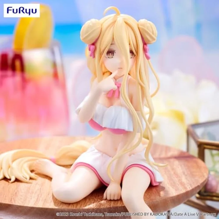 FuRyu Date A Live V Noodle Stopper PVC Statue Mukuro Hoshimiya Swimsuit Ver. 13 cm, detailreiche Sammelfigur – Bild 5