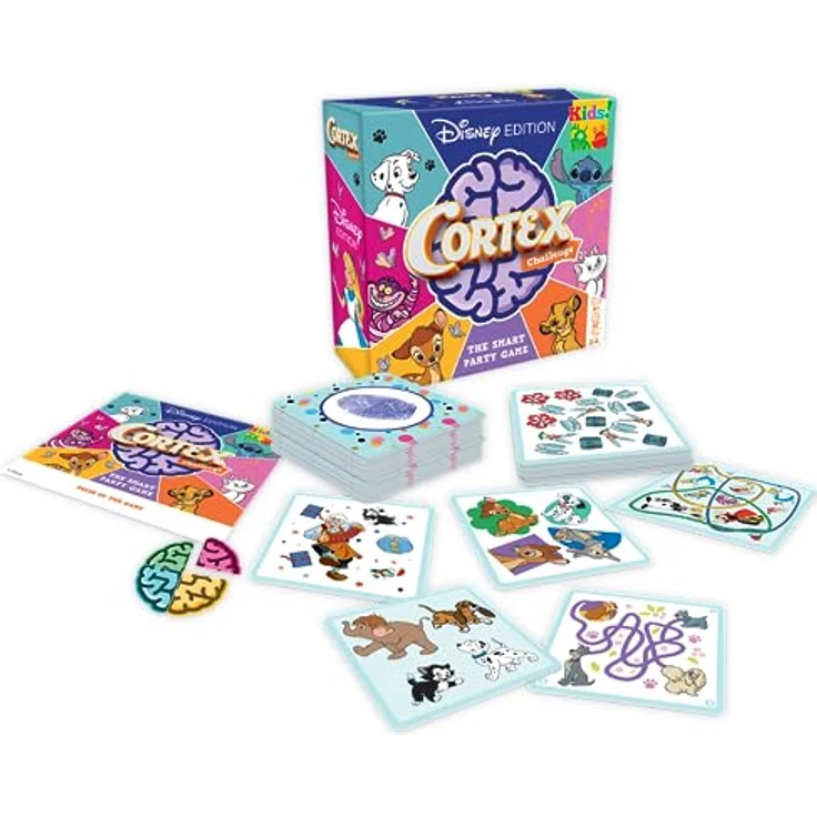 Zygomatic Cortex Challenge Kids! Disney Edition, Familienspiel, Brettspiel, 2-6 Spieler, ab 6+ Jahren, 15 Minuten, Mehrsprachig – Bild 4
