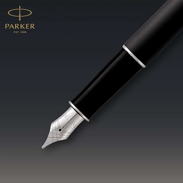 Parker Pen Sonnet, eleganter Schreibstift in Silber und Schwarz, hochwertige Verarbeitung und zeitloses Design – Bild 5
