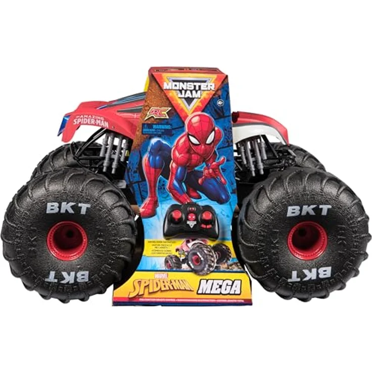 Monster Jam Remote Control Vehicle Mega Spiderman, RC Auto mit Spiderman Design – Bild 2