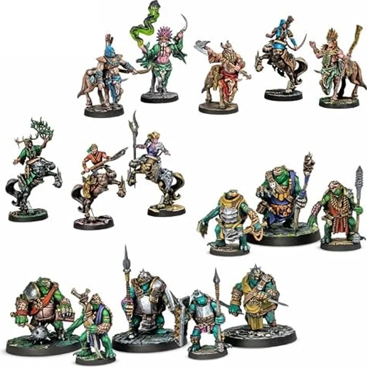 Archon Studio BEASTKIN HYBRIDS: PLAYABLE CHARACTERS D&L Miniaturen, 40 detaillierte, anpassbare Figuren für DnD und RPG, nicht zusammengebaut und nicht lackiert – Bild 4