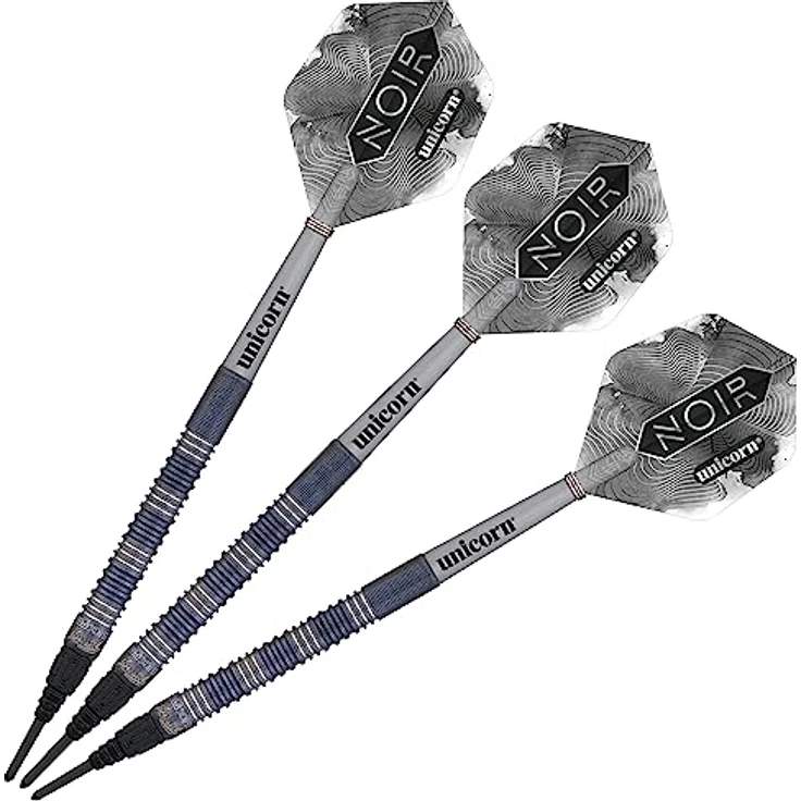 Unicorn Schwarz Noir Soft Tip Darts, 20 g mit James Wade Signature-Barrels – Bild 5