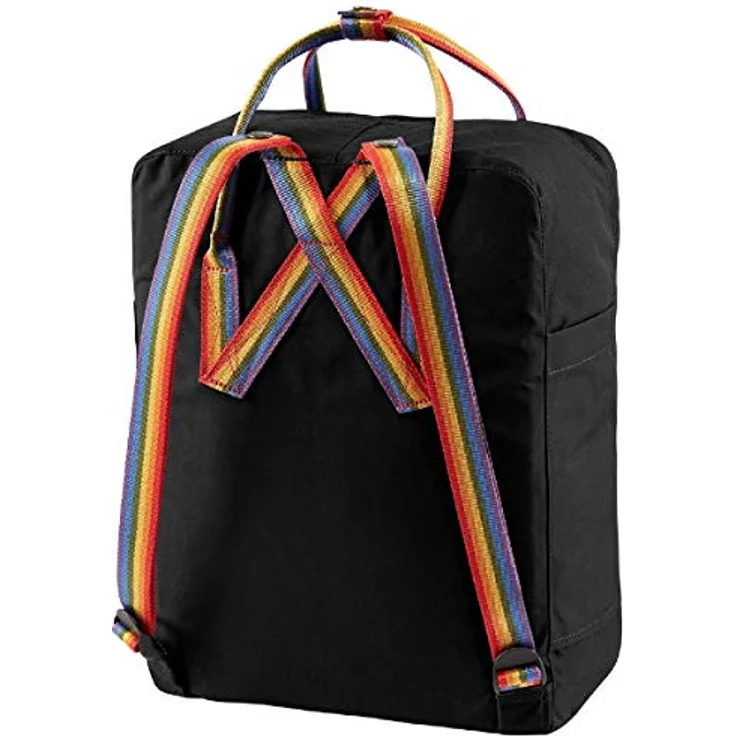 Fjällräven KANKEN black rainbow pattern – Bild 3