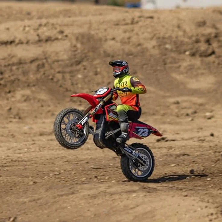 Losi Promoto-MX 1:4 RTR, Ferngesteuertes Motorrad mit bürstenlosem Elektromotor und Allradantrieb – Bild 7