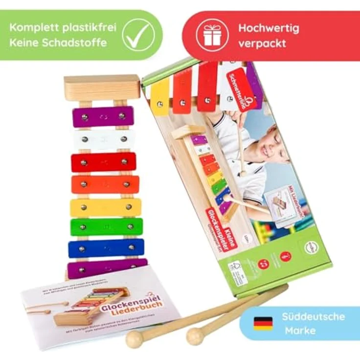 Holz-Glockenspiel-Set Kleine Glockenspieler - Preisvergleich – Bild 6