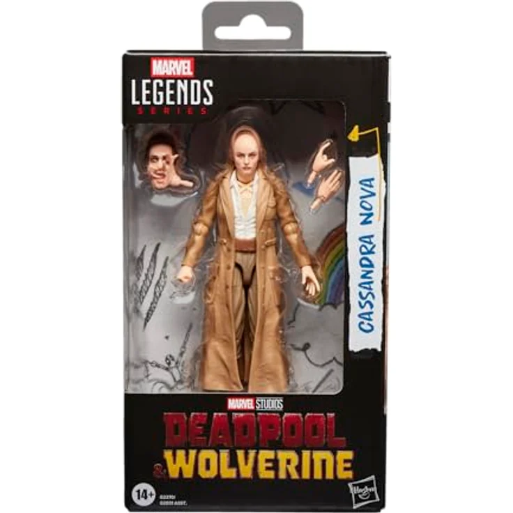 Hasbro Marvel Legends Cassandra Nova Actionfigur, 15 cm, vollbeweglich mit 3 Accessoires und Premium-Design – Bild 1