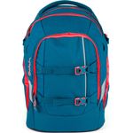 Satch Schulrucksack satch pack Deep Sea, umweltfreundlicher Schulrucksack, stufenlos einstellbar, türkis