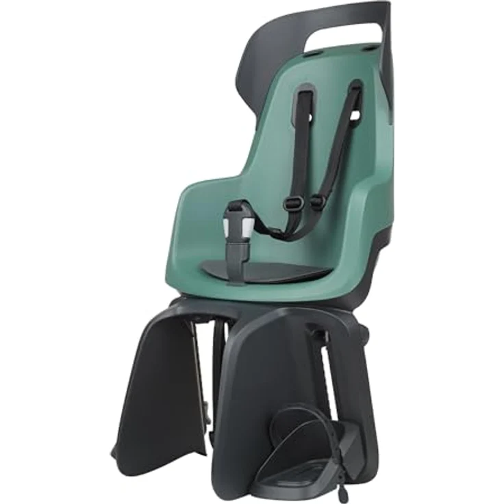 Bobike Fahrradkindervordersitz GO Maxi für 26“ bis 29“ Fahrräder, gepäckträgermontiert, Pfefferminze – Bild 2