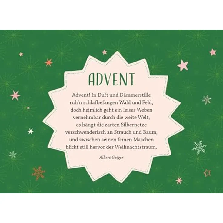 Kaufmann O du fröhliche Weihnachtszeit, Nostalgischer Adventskalender im Buchformat, 48 Seiten, Deutsch – Bild 3