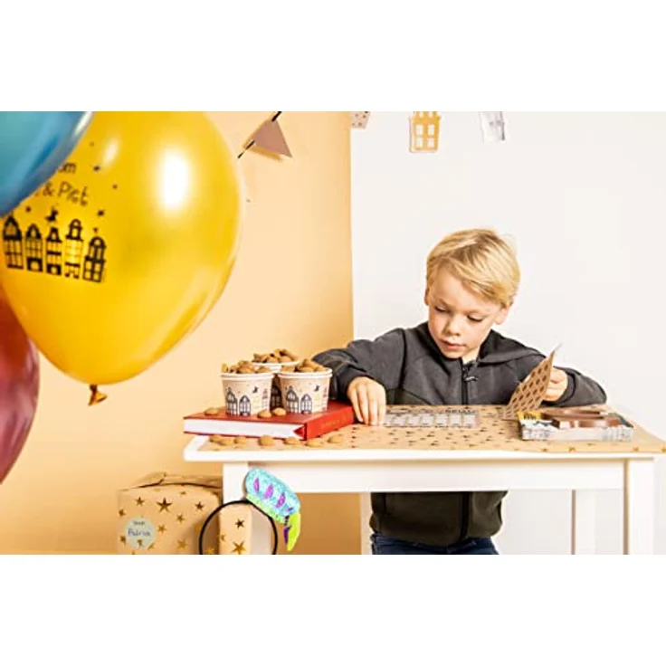 Folat Countdown-Kalender 'Welkom Sint & Piet', Mehrfarbig, 35 Sticker, FSC-zertifiziert, für Nikolaus – Bild 3