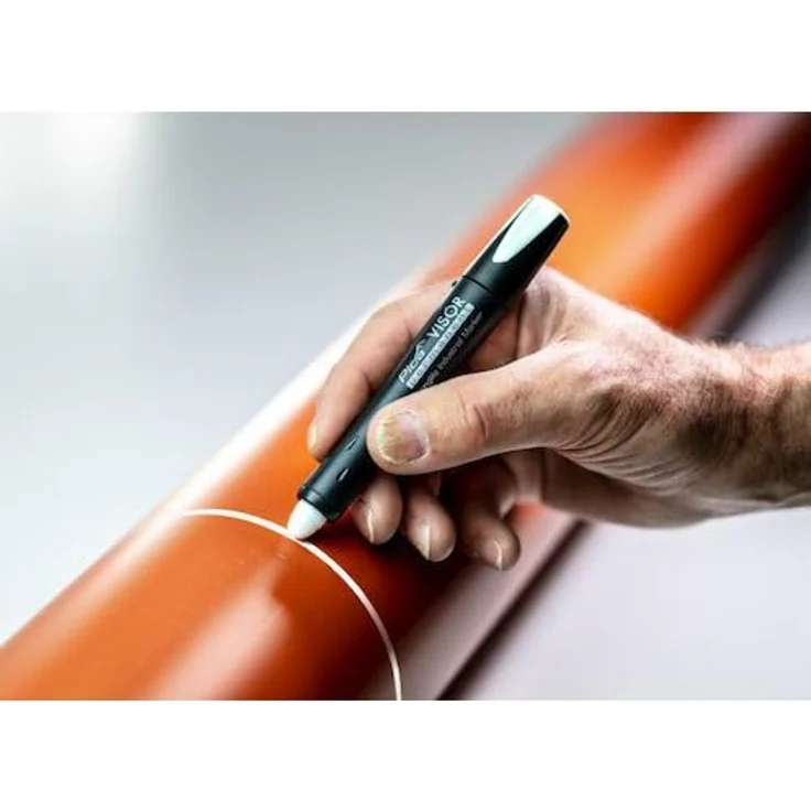 Pica Marker 990/40, nachfüllbarer Longlife Industrial Marker für alle Materialoberflächen, Fluo-Orange – Bild 10