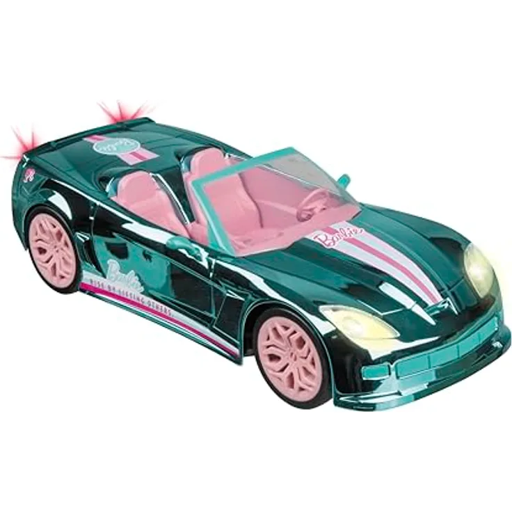 Mondo Motors - Barbie Dream Car 65th Anniversary - 2.4 GHz - ferngesteuertes Modell im Maßstab 1:14 - Leuchtende Scheinwerfer