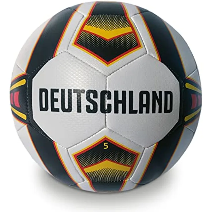 Mondo Sport - DEUTSCHLAND Genähter Fußball - Offizielles Produkt - Größe 5 - 400 g - 23021