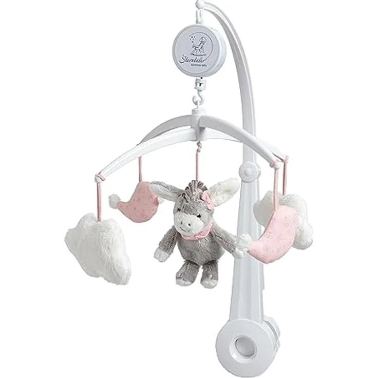 Sterntaler® Mobile Emmi Girl, Baby-Mobile mit flauschigen Wolken und Melodie "You are my sunshine" – Bild 2