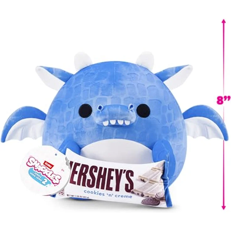 ZURU Snackles Serie 2, 20 cm Snackle (Blaze), kuschelig-weiches Plüschspielzeug mit lizenziertem Snackmarken-Accessoire – Bild 3