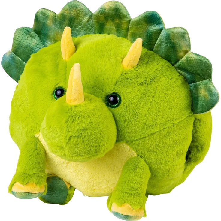 NOXXIEZ Kuscheltier - Dino Handwärmer, weiches Kissen, Geschenkidee