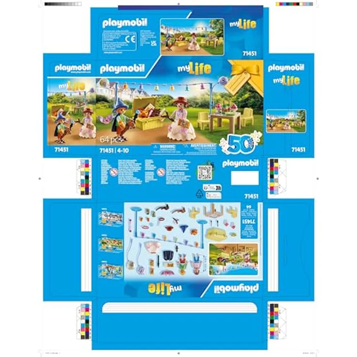 Playmobil® Konstruktions-Spielset Kostümparty (71451), City Life, (64 St), Made in Europe – Bild 10