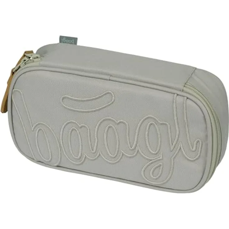 Baagl Federmäppchen Skate Mist, Schulmäppchen mit praktischer Innenaufteilung, robust aus recyceltem Polyester, 23x12x5 cm